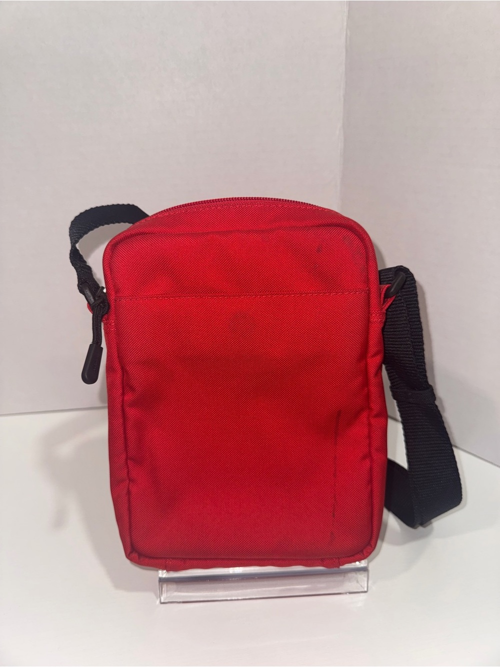 Balenciaga Red and Black Men's Crossbody Belt Bag - Picture 3 of 6